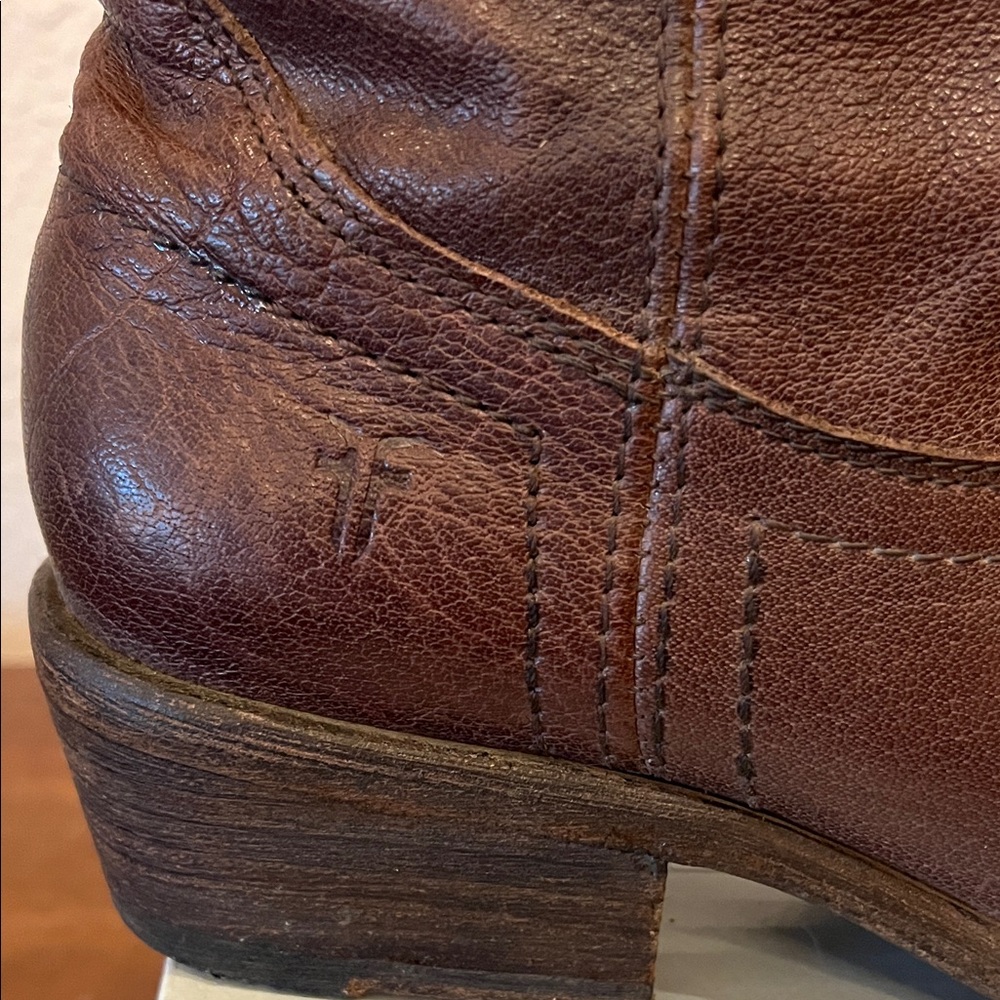 Frye Women's Dark Brown Ankle Booties Size 7 M - Picture 6 of 13